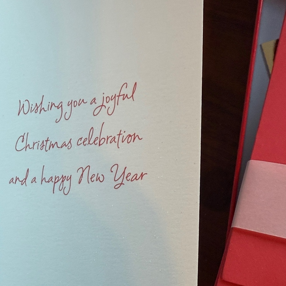 Papyrus Festive Tree Cards with Red Envelopes (11uni) - Picture 2 of 5